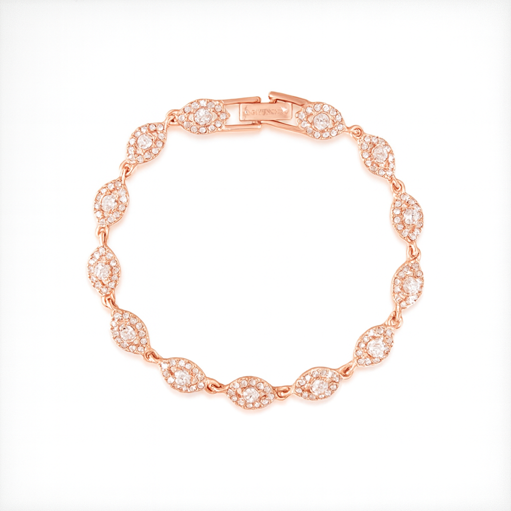Flex Silver Eye Chain Bracelet